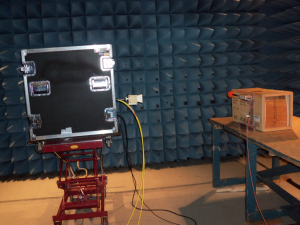 Chemring M34 Flares in Crated configuration during HERO test 12 GHz