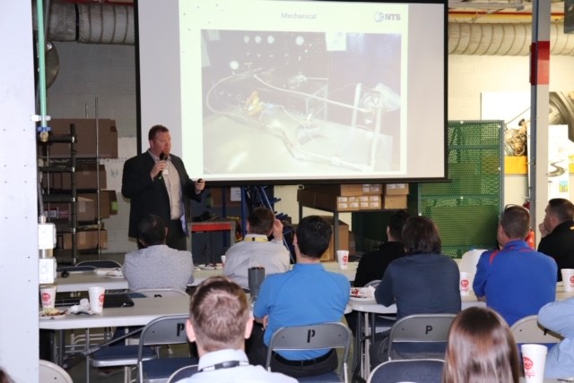 NTS Fullerton presents to Parker Engineering