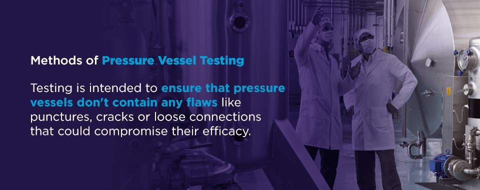 methods of pressure testing inspection